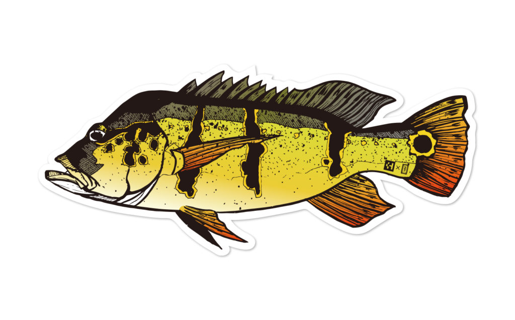 Huerco Fish Sticker フィッシュステッカー 